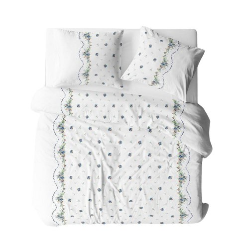 Pościel z kory 160x200 wzór 002B Bordiura Biało-Niebieska na guziki 100% bawełna gruba Pościel z kory 160x200 wzór 002B Bordiura Biało-Niebieska na guziki 100% bawełna gruba
