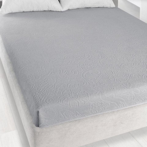 Prześcieradło frotte bez gumki 175x220 Tulipan 592 szare Zwoltex Prześcieradło frotte bez gumki 175x220 Tulipan 592 szare Zwoltex