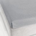 Prześcieradło frotte bez gumki 175x220 Tulipan 592 szare Zwoltex Prześcieradło frotte bez gumki 175x220 Tulipan 592 szare Zwoltex