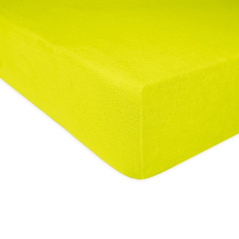 Prześcieradło frotte z gumką 90x200 034 limonkowe Darymex Prześcieradło frotte z gumką 90x200 034 limonkowe Darymex