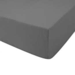 Prześcieradło jersey z gumką 180x200 037 szare Darymex