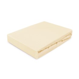 Prześcieradło jersey z gumką 220x200 019 kremowe Darymex