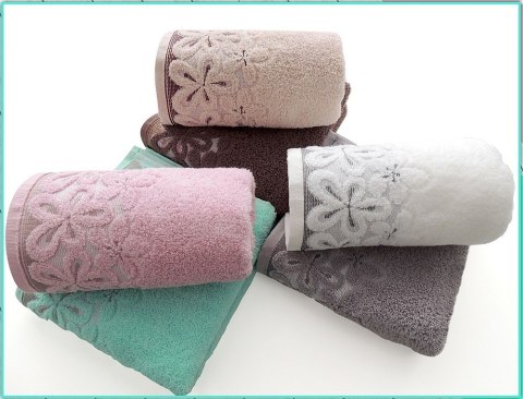 Ręcznik Bella 70x140 Beżowy 450g Greno Ręcznik Bella 70x140 Beżowy 450g Greno