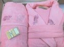 Szlafrok Mesze rozmiar L/XL plus kpl ręczników 2 szt. Róż NISKA CENA Szlafrok Mesze rozmiar L/XL plus kpl ręczników 2 szt. Róż NISKA CENA