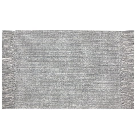 Dywanik łazienkowy 60x90 Lana srebrny z frędzlami 700 g/m2 Eurofirany Dywanik łazienkowy 60x90 Lana srebrny z frędzlami 700 g/m2 Eurofirany