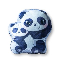 Poduszka przytulanka Kształtka 33x22 021 Panda biała czarna