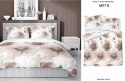 Pościel satynowa 160x200 Biała w beżowe kwiaty 4817 B Home Satin 58 Pościel satynowa 160x200 Biała w beżowe kwiaty 4817 B Home Satin 58