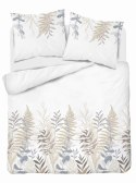 Pościel satynowa 160x200 Gałązki biała 4811 B Home Satin 58