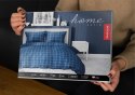 Pościel satynowa 160x200 Granatowa krata 4812 A Home Satin 58 Pościel satynowa 160x200 Granatowa krata 4812 A Home Satin 58
