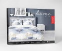 Pościel satynowa 180x200 Biała w niebieskie kwiaty 4817 A Home Satin 58 Pościel satynowa 180x200 Biała w niebieskie kwiaty 4817 A Home Satin 58