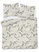 Pościel satynowa 180x200 Esy floresy beżowa 4819 A Home Satin 58 Pościel satynowa 180x200 Esy floresy beżowa 4819 A Home Satin 58