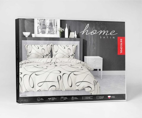 Pościel satynowa 180x200 Esy floresy beżowa 4819 A Home Satin 58 Pościel satynowa 180x200 Esy floresy beżowa 4819 A Home Satin 58