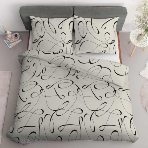 Pościel satynowa 180x200 Esy floresy beżowa 4819 A Home Satin 58 Pościel satynowa 180x200 Esy floresy beżowa 4819 A Home Satin 58