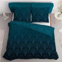 Pościel satynowa 180x200 Pawie ogony turkusowa 4814 A Home Satin 58 Pościel satynowa 180x200 Pawie ogony turkusowa 4814 A Home Satin 58