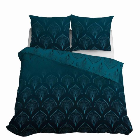 Pościel satynowa 180x200 Pawie ogony turkusowa 4814 A Home Satin 58 Pościel satynowa 180x200 Pawie ogony turkusowa 4814 A Home Satin 58