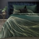 Pościel satynowa 180x200 Premium 3 zielona złota liście Eurofirany Pościel satynowa 180x200 Premium 3 zielona złota liście Eurofirany