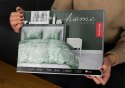 Pościel satynowa 220x200 Kwiaty lotosu zielona 4818 A Home Satin 58 Pościel satynowa 220x200 Kwiaty lotosu zielona 4818 A Home Satin 58