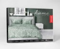 Pościel satynowa 220x200 Kwiaty lotosu zielona 4818 A Home Satin 58 Pościel satynowa 220x200 Kwiaty lotosu zielona 4818 A Home Satin 58
