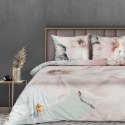 Pościel satynowa 220x200 Premium 18 pudrowa różowa kwiaty Eurofirany Pościel satynowa 220x200 Premium 18 pudrowa różowa kwiaty Eurofirany