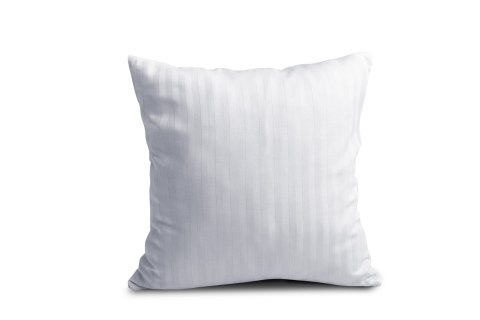 Poszewka adamaszkowa 40x40 biała 01 jednobarwna paski 1cm Matex Poszewka adamaszkowa 40x40 biała 01 jednobarwna paski 1cm Matex
