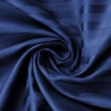 Poszewka adamaszkowa 40x40 granatowa 47 jednobarwna paski 1cm Matex Poszewka adamaszkowa 40x40 granatowa 47 jednobarwna paski 1cm Matex