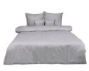 Poszewka adamaszkowa 40x40 szara 42 jednobarwna paski 1cm Matex Poszewka adamaszkowa 40x40 szara 42 jednobarwna paski 1cm Matex