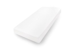 Prześcieradło jersey z gumką 120x200 białe 01 Classic