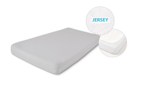 Prześcieradło jersey z gumką 180x200 szare 42 Classic Prześcieradło jersey z gumką 180x200 szare 42 Classic