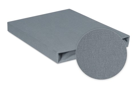 Prześcieradło jersey z gumką 90x200 grafitowe 44 Classic Prześcieradło jersey z gumką 90x200 grafitowe 44 Classic