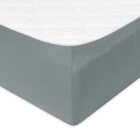 Prześcieradło jersey z gumką 90x200 grafitowe 44 Classic Prześcieradło jersey z gumką 90x200 grafitowe 44 Classic