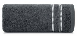 Ręcznik Ally 70x140 grafitowy frotte 500 g/m2 Eurofirany
