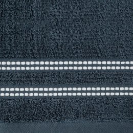 Ręcznik Ally 70x140 granatowy frotte 500 g/m2 Eurofirany