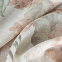Zasłona 140x250 Demi naturalna beżowa kwiaty gotowa na przelotkach Z10 Eurofirany Zasłona 140x250 Demi naturalna beżowa kwiaty gotowa na przelotkach Z10 Eurofirany