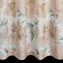 Zasłona 140x250 Karla naturalna ruda kwiaty gotowa na przelotkach Z10 Eurofirany Zasłona 140x250 Karla naturalna ruda kwiaty gotowa na przelotkach Z10 Eurofirany