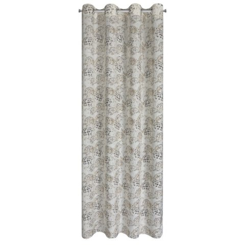 Zasłona 140x250 Mira naturalna ruda gotowa na przelotkach Z10 Eurofirany Zasłona 140x250 Mira naturalna ruda gotowa na przelotkach Z10 Eurofirany
