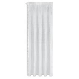 Komplet firan 2 szt Alex 140x270 biała na taśmie + troczek Eurofirany