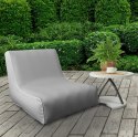 Fotel dmuchany Garden 70x90x70 na taras biały czarny drobna kratka Eurofirany Fotel dmuchany Garden 70x90x70 na taras biały czarny drobna kratka Eurofirany