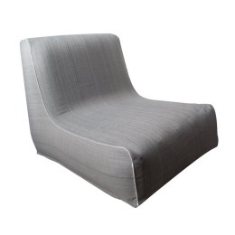 Fotel dmuchany Garden 70x90x70 na taras srebrne Eurofirany