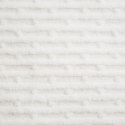 Koc narzuta z mikrofibry 130x170 biały miękki Lisa z wytłaczanym wzorem pasów D91 Koc narzuta z mikrofibry 130x170 biały miękki Lisa z wytłaczanym wzorem pasów D91