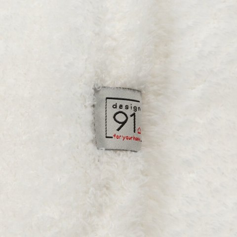 Koc narzuta z mikrofibry typu flano 170x210 biały miękki Lori D91 Koc narzuta z mikrofibry typu flano 170x210 biały miękki Lori D91