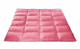 Kołdra z puchu 70% 160x200 Standardowa Puch 1200g różowy Piórex