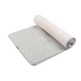 Mata do ćwiczeń merynos jasny szary 70cm x 200cm wyroby rehabilitacyjne z dzianin wełnianych