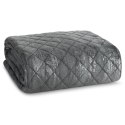 Narzuta dekoracyjna 170x210 Blink 3 stalowa srebrna Eurofirany Narzuta dekoracyjna 170x210 Blink 3 stalowa srebrna Eurofirany