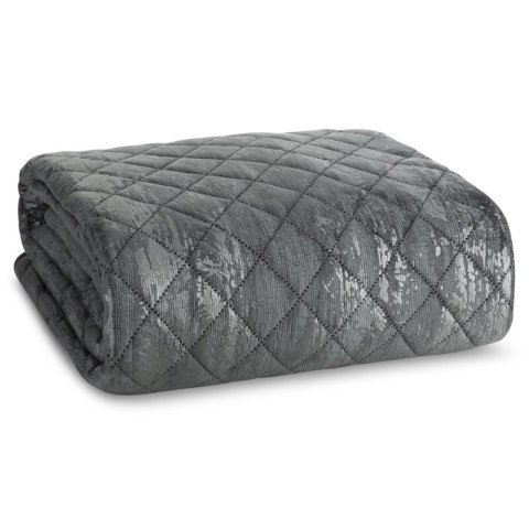 Narzuta dekoracyjna 170x210 Blink 3 stalowa srebrna Eurofirany Narzuta dekoracyjna 170x210 Blink 3 stalowa srebrna Eurofirany