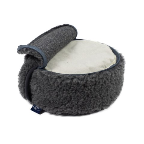 Poduszka do medytacji merynos grafit 30cm x 15cm wyroby rehabilitacyjne z dzianin wełnianych Poduszka do medytacji merynos grafit 30cm x 15cm wyroby rehabilitacyjne z dzianin wełnianych
