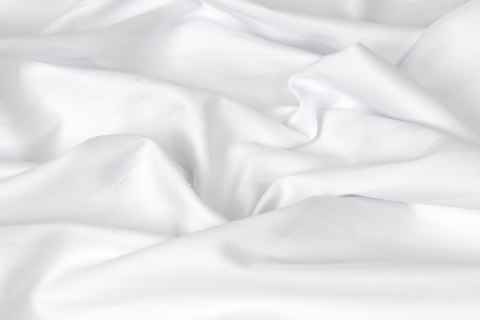 Pościel adamaszkowa 220x200 biała 01 jednobarwna 1cm paski Matex Pościel adamaszkowa 220x200 biała 01 jednobarwna 1cm paski Matex