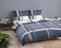 Pościel bawełniana 220x200 kratka niebieska biała 4695 B Bawełna 37 Pościel bawełniana 220x200 kratka niebieska biała 4695 B Bawełna 37