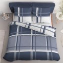Pościel bawełniana 220x200 kratka niebieska biała 4695 B Bawełna 37 Pościel bawełniana 220x200 kratka niebieska biała 4695 B Bawełna 37