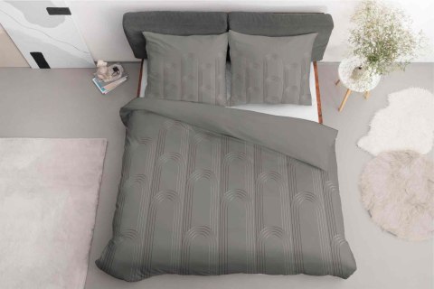 Pościel satynowa 160x200 beżowa gemetria 4605 A Home Satin 64 Pościel satynowa 160x200 beżowa gemetria 4605 A Home Satin 64