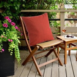 Poszewka Garden 3 45x45 srebrna do ogrodu i na taras z tkaniny wodoodpornej Eurofirany